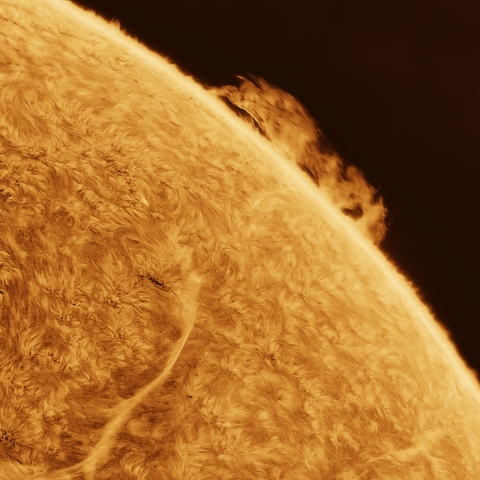 Solar Prominence - Dec 2023