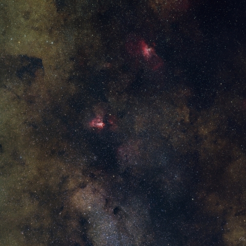 Eagle and Swan in Sagittarius