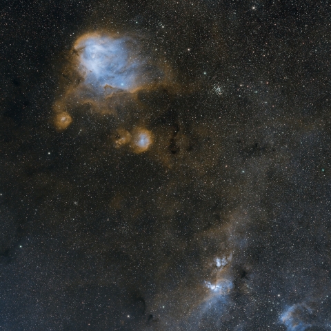 Running Chicken and Statue Of Liberty Nebula